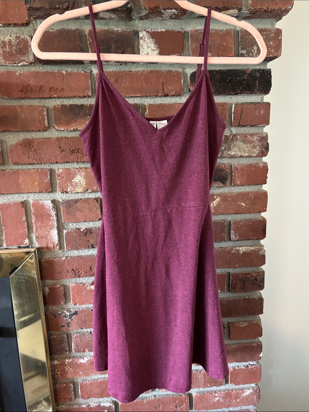 Divided by H&M Plum Spaghetti-Strap Short Jersey Mini Dress Women’s Size Small